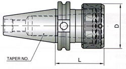 CAT50 TG COLLET CHUCKS